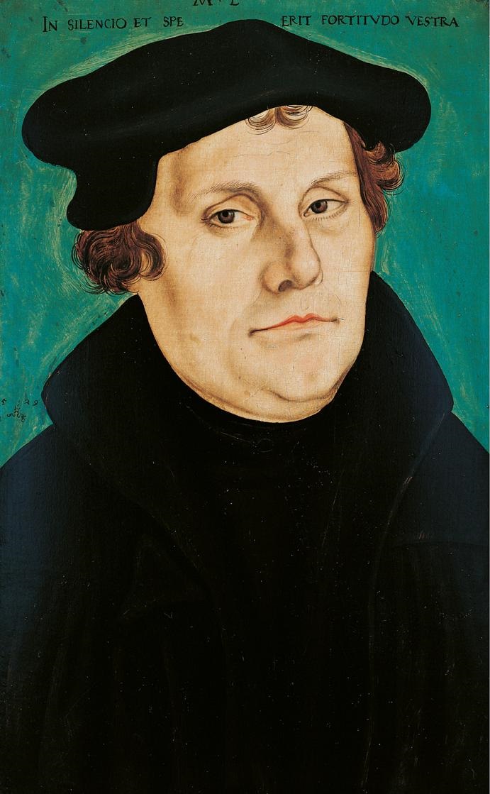 Porträtt av Martin Luther